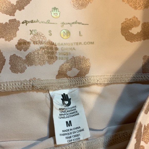 Spiritual Gangster Leggings Medium - Picture 2 of 4